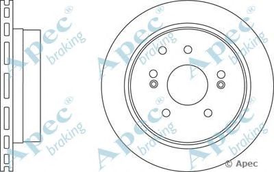 APEC BRAKING dsk2710 -  Тормозной диск
